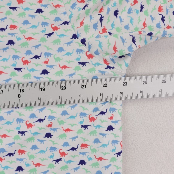 Rhoback The Jurassic Polo Shirt Large Multicolor Dinosaur AOP Performance Golf - Picture 10 of 12